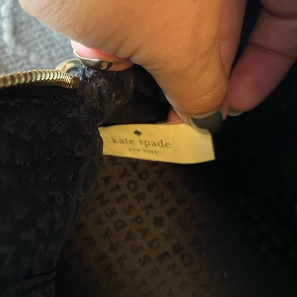 Kate Spade Authentic Black Leather Hand Bag - Picture 6 of 9